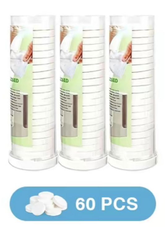 60 COMPRESSED TOWELS